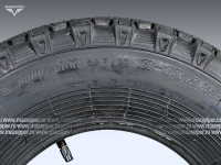 Шина индустриальная 10" 5,00-10 В-19АМ, 52F, 4PR (с камерой) "ПЕТРОШИНА" прицепы Пчёлка, Скиф, Тонар Mazepper