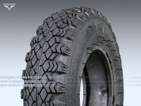 Шина индустриальная 10" 5,00-10 В-19АМ, 52F, 4PR (с камерой) "ПЕТРОШИНА" прицепы Пчёлка, Скиф, Тонар Mazepper