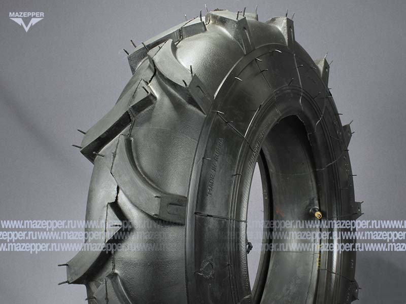 Шина индустриальная 12" 5,00-12 Л-371, 76А8, 6PR (с камерой) "ПЕТРОШИНА" мотоблоки, минитракторы Mazepper