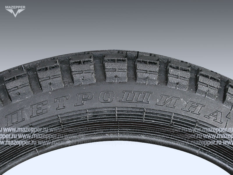 Шина мото 16" 3,25-16 Л-133, M/C, 52К, 4PR (с камерой) "ПЕТРОШИНА" Восход, Сова, Курьер (дорожная) Mazepper