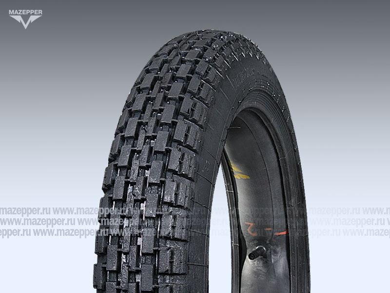 Шина мото 16" 3,25-16 Л-133, M/C, 52К, 4PR (с камерой) "ПЕТРОШИНА" Восход, Сова, Курьер (дорожная) Mazepper