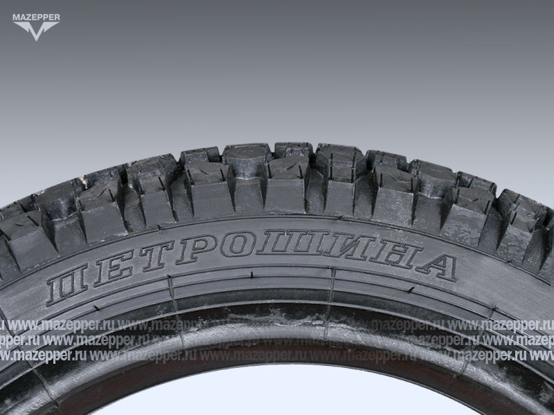 Шина мото 16" 3,50-16 Л-328, M/C, 52P, 4PR (с камерой) "ПЕТРОШИНА" Восход, Сова, Курьер (эндуро) Mazepper