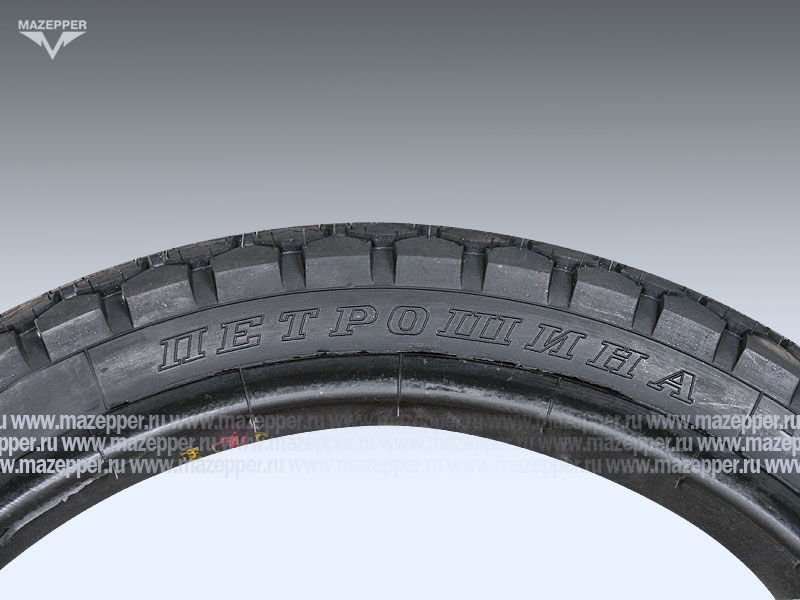 Шина мото 17" 2,50-17 Л-358, M/C, 38P, 2PR (с камерой) "ПЕТРОШИНА" DELTA (вентиль TR4) эндуро Mazepper