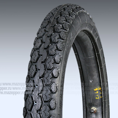 17" 2,50-17 Л-359, M/C, 38P, 4PR (с камерой) "ПЕТРОШИНА" DELTA (вентиль TR4) эндуро Mazepper