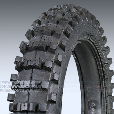 Шина мото 18" 120/100-18 С-137, M/C, 60J, 4PR (с камерой) "ПЕТРОШИНА" (кросс) Mazepper