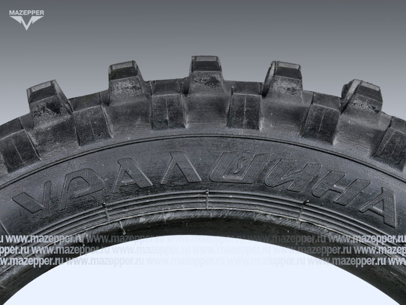 Шина мото 18" 120/100-18 С-137, M/C, 60J, 4PR (с камерой) "ПЕТРОШИНА" (кросс) Mazepper
