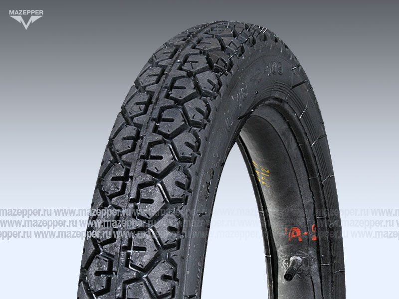 Шина мото 18" 3,00-18 С-109, M/C, 52L, 4PR (с камерой) "ПЕТРОШИНА" Минск (дорожная) Mazepper