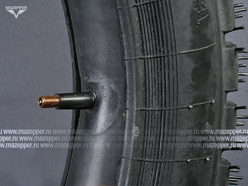 Шина мото 18" 3,50-18 К-102, M/C, 56P, 4PR (с камерой) "ПЕТРОШИНА" ИЖ, Ява (дорожная) Mazepper