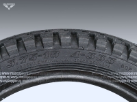 Шина мото 18" 3,75-18 Л-333, M/C, 60P, 4PR (с камерой) "ПЕТРОШИНА" ИЖ, Ява (эндуро) Mazepper