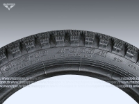 Шина мото 18" 3,75-18 Л-333М, 60P, 4PR (с камерой) "ПЕТРОШИНА" ИЖ, Ява (эндуро) зимняя Mazepper