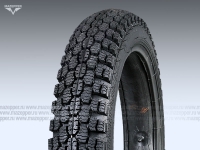Шина мото 18" 3,75-18 Л-333М, 60P, 4PR (с камерой) "ПЕТРОШИНА" ИЖ, Ява (эндуро) зимняя Mazepper