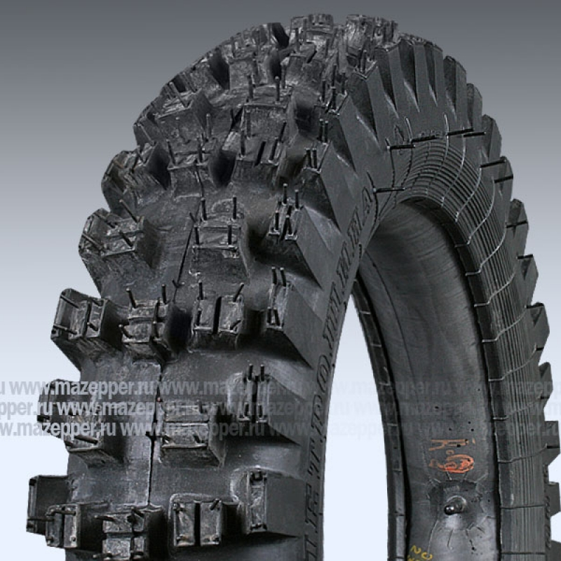 Шина мото 18" 5,00-18 Л-275, M/C, 64P, 4PR (с камерой) "ПЕТРОШИНА" (вентиль TR4) кросс Mazepper