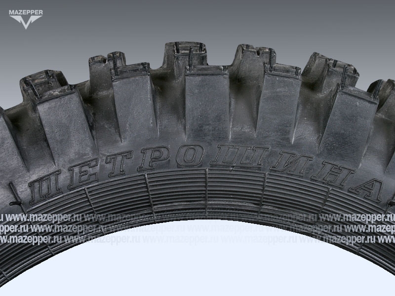 Шина мото 18" 5,00-18 Л-275, M/C, 64P, 4PR (с камерой) "ПЕТРОШИНА" (вентиль TR4) кросс Mazepper
