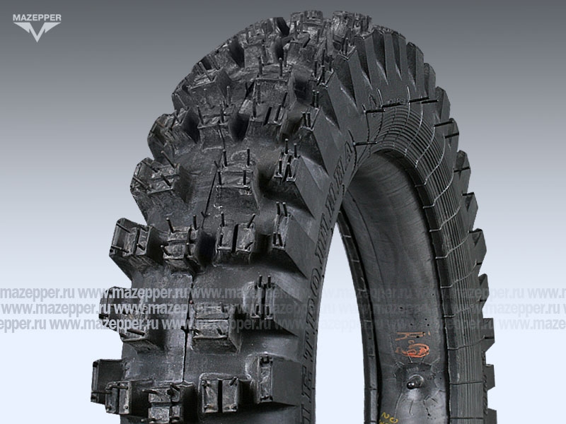 Шина мото 18" 5,00-18 Л-275, M/C, 64P, 4PR (с камерой) "ПЕТРОШИНА" (вентиль TR4) кросс Mazepper