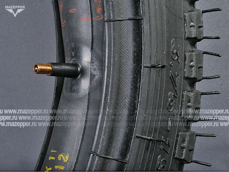 Шина мото 19" 3,75-19   И-40, M/C, 67K, 4PR (с камерой) "ПЕТРОШИНА" Урал, Днепр, К-750 (дорожная) Mazepper