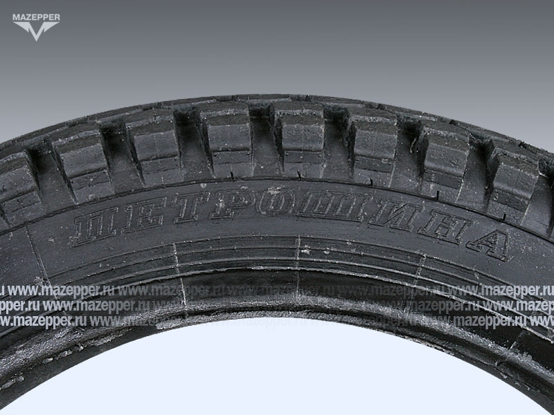 Шина мото 19" 4,10-19 Л-333, M/C, 70L, 4PR (с камерой) "ПЕТРОШИНА" Урал, Днепр, К-750 (эндуро) Mazepper
