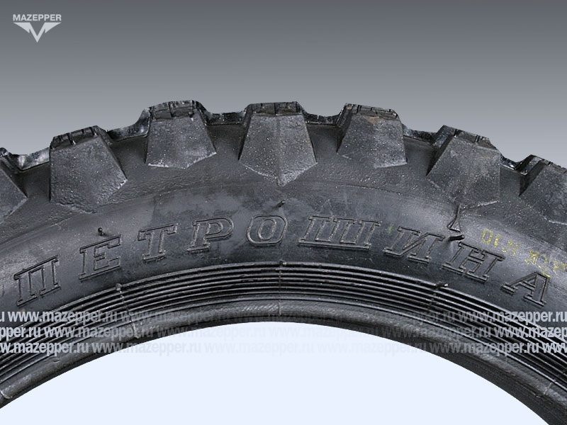 Шина мото 19" 4,20-19   С-97, M/C, 71K, 4PR (с камерой) "ПЕТРОШИНА" Урал, Днепр, К-750 (кросс) Mazepper