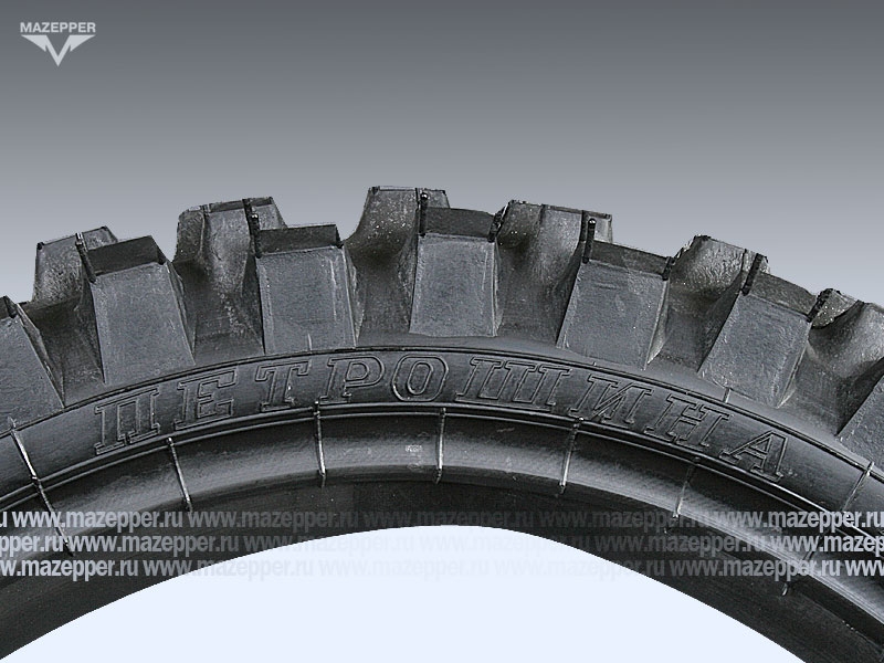 Шина мото 19" 4,25-19 Л-329, M/C, 64P, 4PR (с камерой) "ПЕТРОШИНА" (кросс) Mazepper