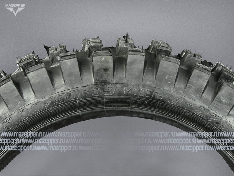 Шина мото 19" 5,00/90-19 (130/90-19) Л-275, M/C, 64P, 4PR (с камерой) "ПЕТРОШИНА" (кросс) Mazepper