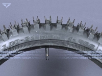 Шина мото 21" 3,00-21 Л-266, M/C, 52P, 4PR (с камерой) "ПЕТРОШИНА" (кросс) Mazepper