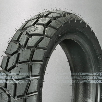 Шина скутер 12" 120/70-12 Л-373, 56J, 4PR, TL - бескамерная шина "ПЕТРОШИНА" (эндуро) Mazepper