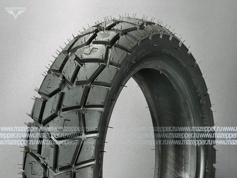 Шина скутер 12" 120/70-12 Л-373, 56J, 4PR, TL - бескамерная шина "ПЕТРОШИНА" (эндуро) Mazepper