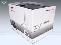 Шлем мотоциклетный "CAN" V170B-Bluetooth (черный, графика V-PAP) р-р 55-56 (S) (интеграл) Mazepper