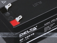 Аккумулятор 12V  1,2Ah (DT12012) "DELTA" (AGM VRLA) 97х44х53 (электромашины, ИБП) Mazepper
