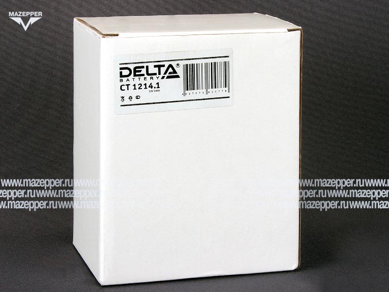 Аккумулятор 12V 14Ah (CT1214.1) "DELTA" (AGM VRLA) 132х89х164 (+  --) Mazepper