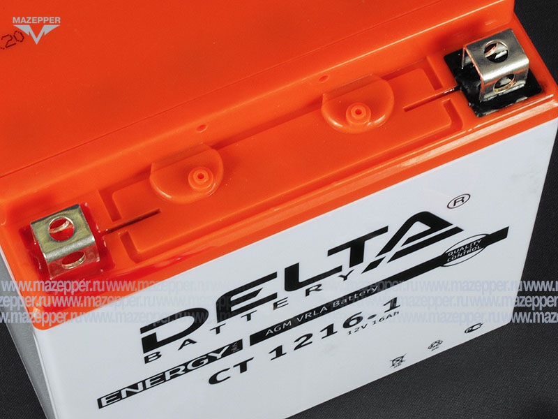 Аккумулятор 12V 16Ah (CT1216.1) "DELTA" (AGM VRLA) 151х88х164 (+  --) Mazepper