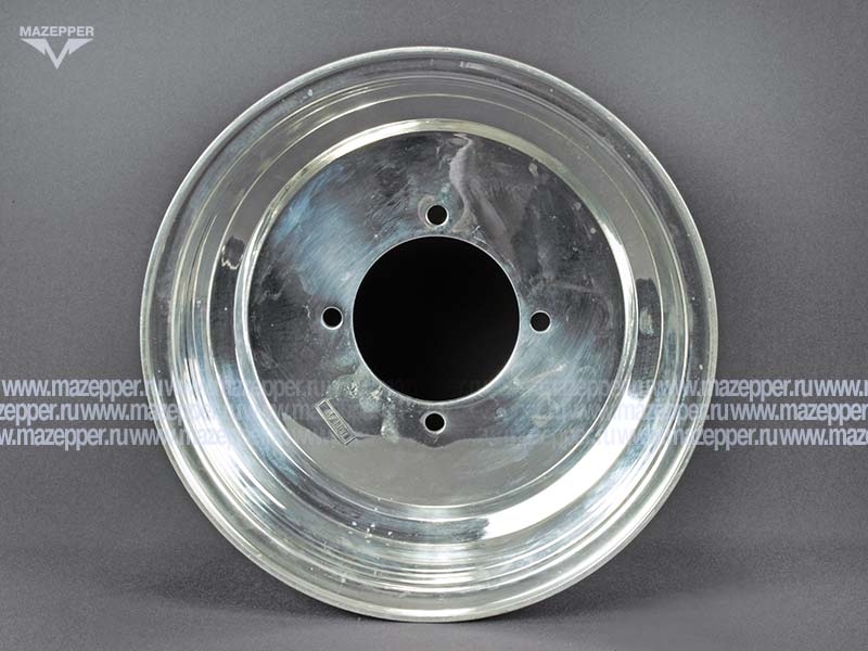 Диск колёсный (АТV) 10" 10x4,9 4/110, 88, +5 (алюминий, передний, хром) Mazepper
