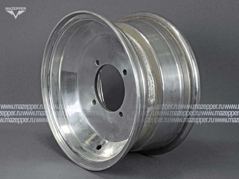Диск колёсный (АТV) 10" 10x4,9 4/110, 88, +5 (алюминий, передний, хром) Mazepper