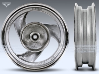 Диск колёсный (скутер) 10" 10х2,50 "Honling" передний (алюминий) торм. бар. D=110, h=34 мм. (Китай) Mazepper