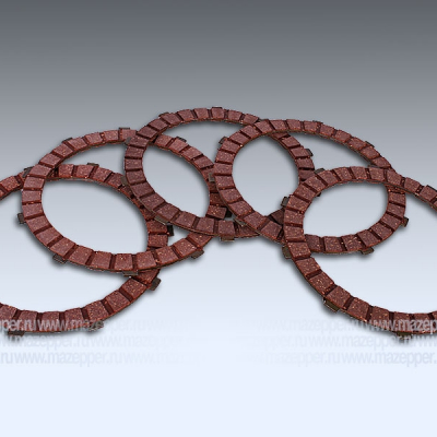 Диск сцепления "Ява-638" (ведущий, ферродо) (5 шт.) Китай Mazepper