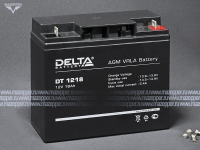 Аккумулятор 12V 18Ah (DT1218) "DELTA" (AGM VRLA) 181х76х168 (электромашины, ИБП) Mazepper