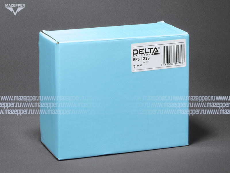 Аккумулятор 12V 18Ah (EPS1218) "DELTA" (NANO-GEL VRLA) 176х87х154 (+  --) Mazepper