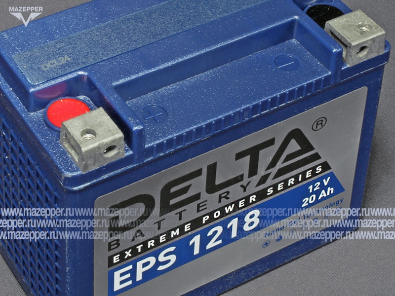Аккумулятор 12V 18Ah (EPS1218) "DELTA" (NANO-GEL VRLA) 176х87х154 (+  --) Mazepper