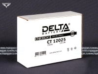 Аккумулятор 12V  2,5Ah (CT12025) "DELTA" (AGM VRLA) 113х38х87 (  =) Mazepper