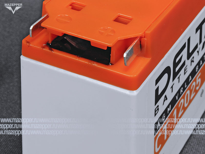 Аккумулятор 12V  2,5Ah (CT12025) "DELTA" (AGM VRLA) 113х38х87 (  =) Mazepper
