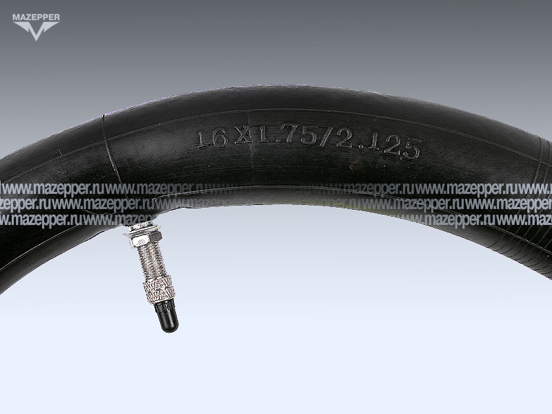 Камера вело 16" 16x2,125 FV "Китай" (47-305) (в упаковке) Mazepper