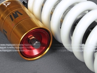 Амортизатор "Pitbike" (L=270 мм., d=10, d=10) 1000 lbs.(моно, подкачка, вынос. рез., рег. жёстк.) Mazepper