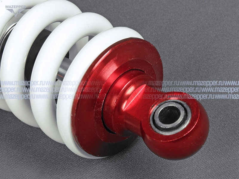 Амортизатор "Pitbike" (L=270 мм., d=10, d=10) 1000 lbs.(моно, подкачка, вынос. рез., рег. жёстк.) Mazepper