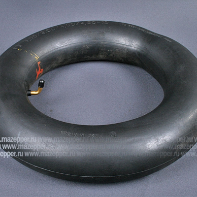 Камера мото 10" 3,00/3,50/4,00/4,50-10 "ПЕТРОШИНА" (вентиль JS87) металл, угловой Mazepper