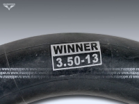 Камера мото 13" 3,50-13 "WINNER" (вентиль JS87) металл, угловой Mazepper