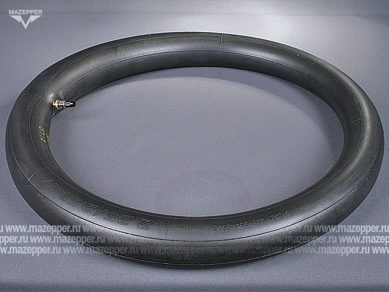 Камера мото 17" 2,25/2,75-17 "ПЕТРОШИНА" (вентиль TR4) прямой, резьбовой Mazepper