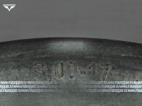 Камера мото 17" 3,00-17 "ПЕТРОШИНА" (вентиль TR4) прямой, резьбовой Mazepper
