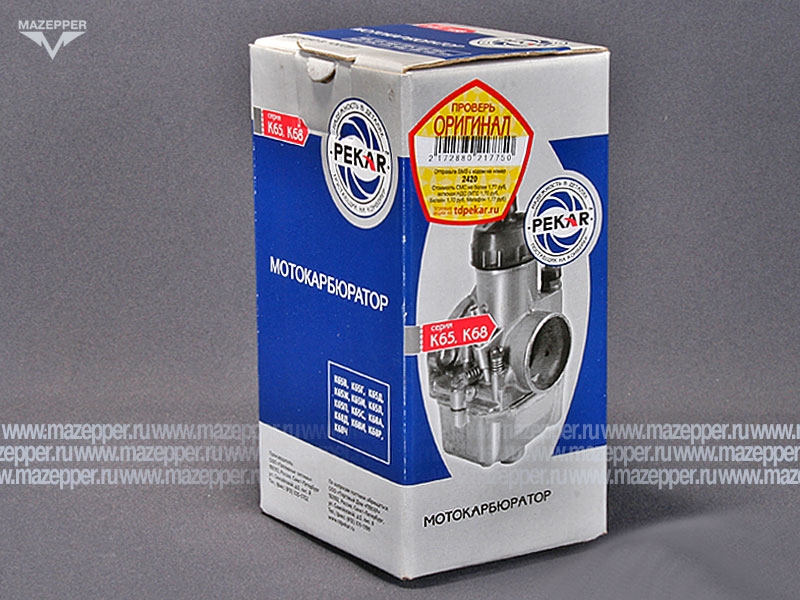 Карбюратор "Минск" (дв. 125 см3, 2Т) К-65С PEKAR Mazepper