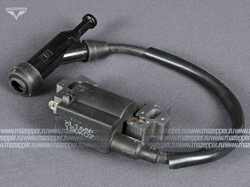 Катушка зажигания МБ (дв. "Lifan" 168F, 168F-2) в сб. (с колпачком 45°) Mazepper