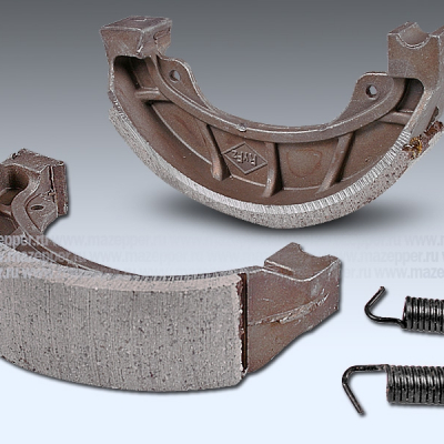 Колодки тормозные бар. тормоза "Honling" (диск 12"), "Honda Lead" 110х25 мм. (2 шт.) Китай Mazepper