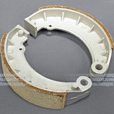 Колодки тормозные бар. тормоза "Ява" (160х32 мм.) передние (2 шт.) Китай Mazepper